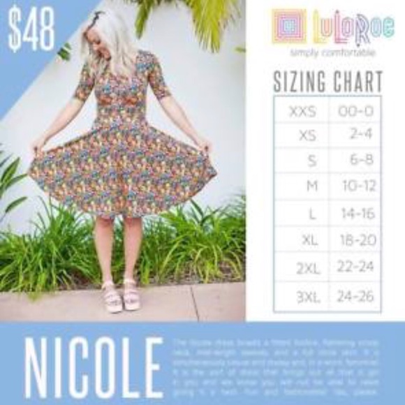 LulaRoe Nicole Dress - Picture 12 of 12